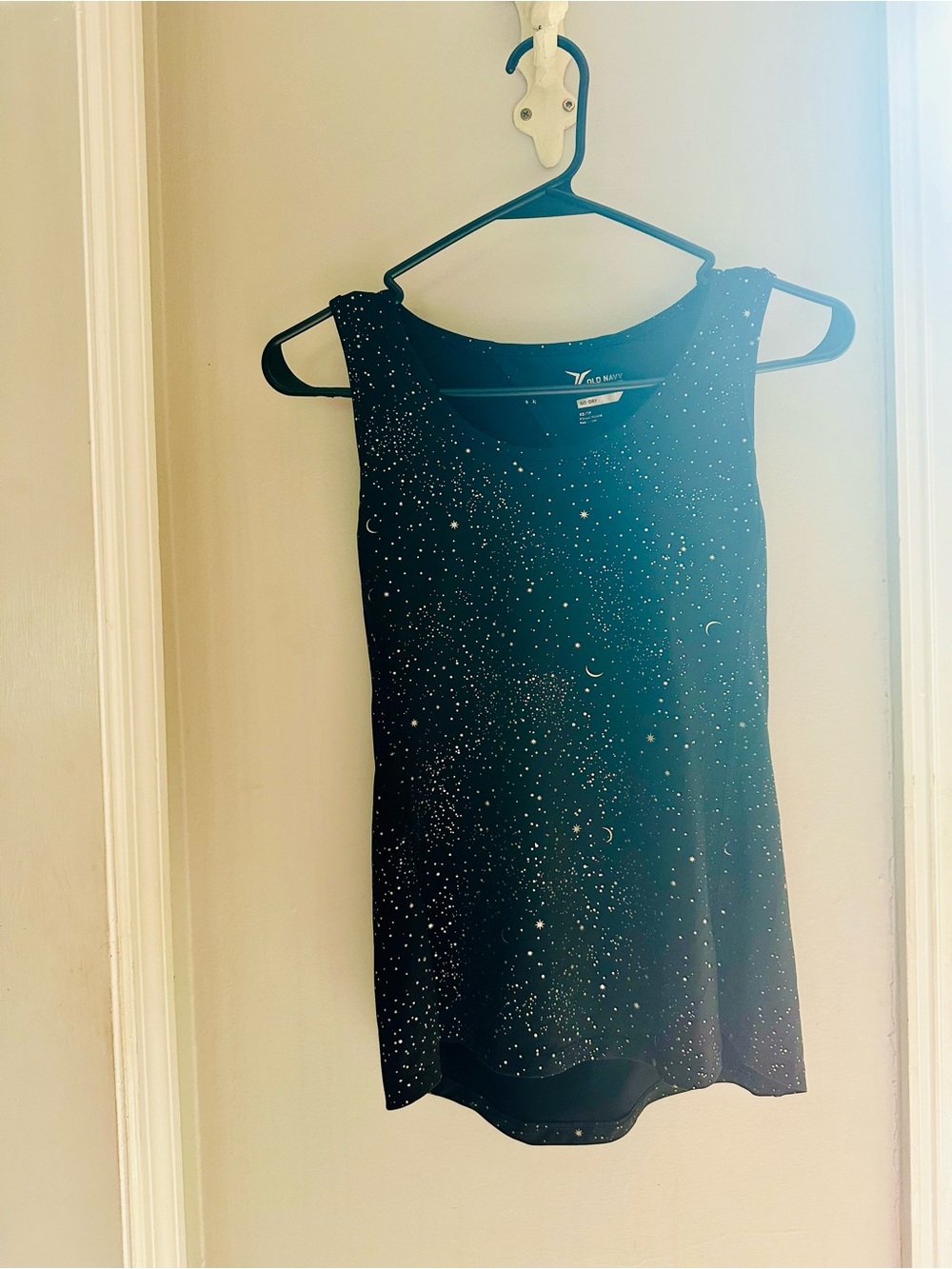 Old Navy Black Moon & Star Tank Top